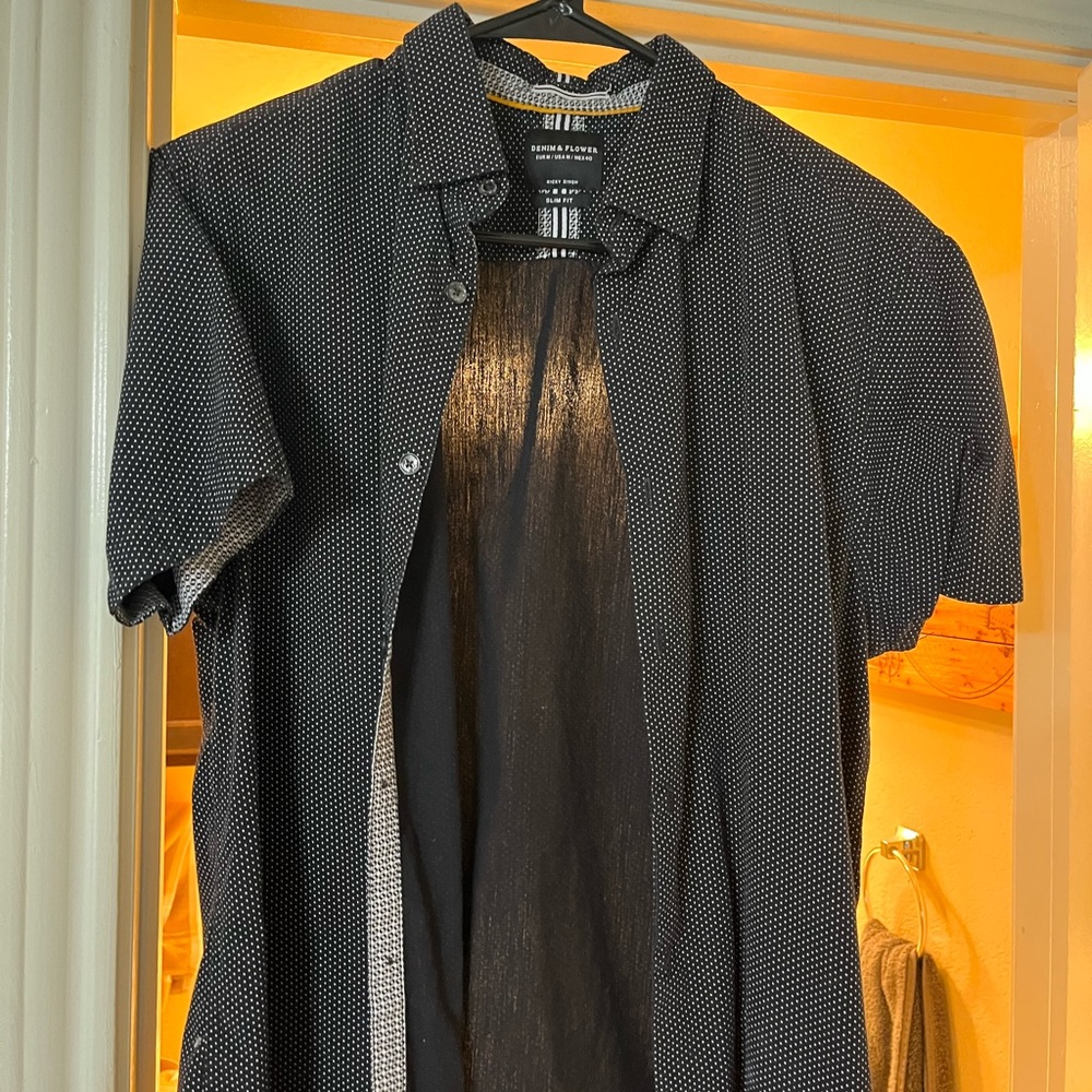 Slim fit button up
